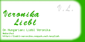 veronika liebl business card